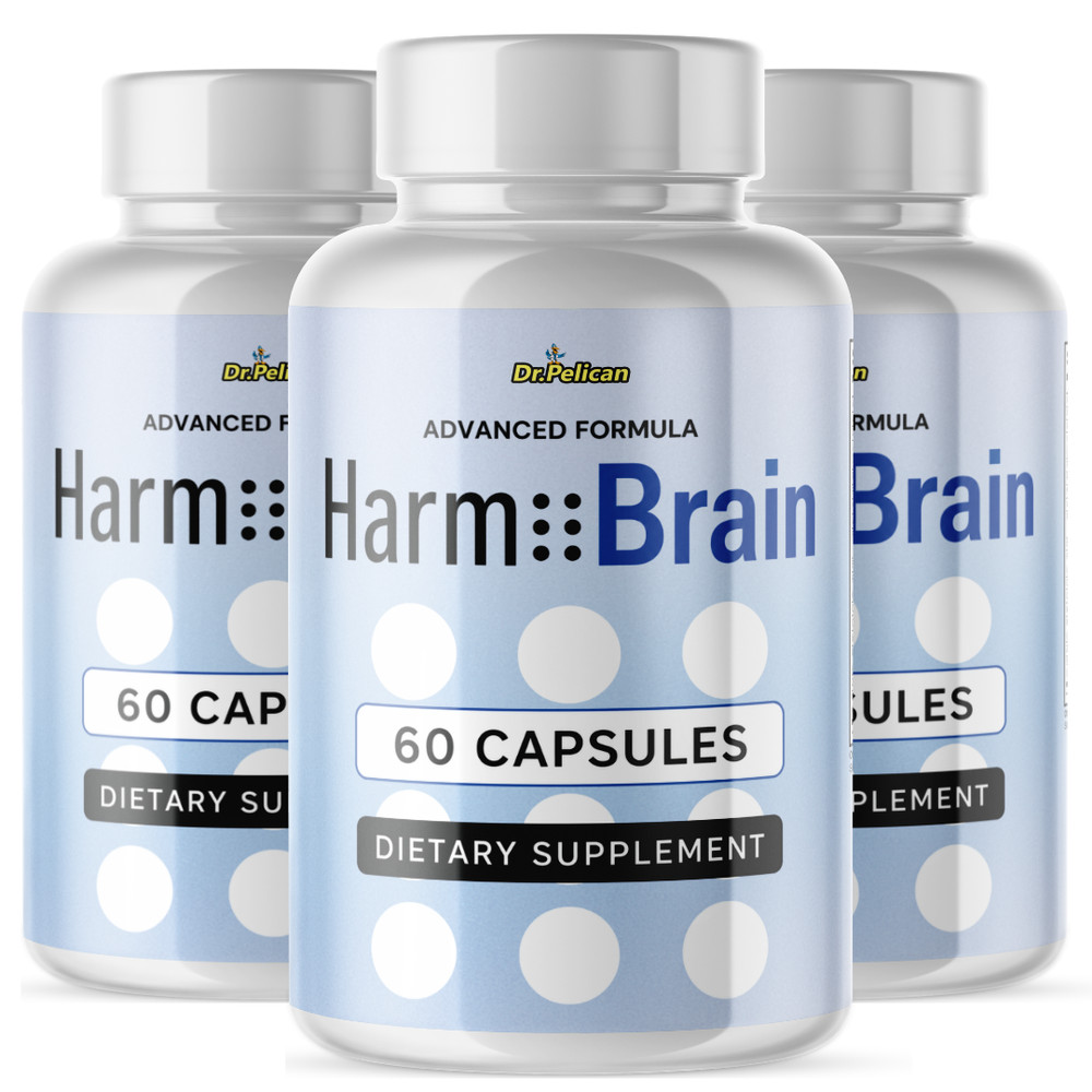 Harm Brain- Brain Support- 3 Bottles- 180 Capsules