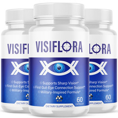 (3 Pack) Visiflora Pills Advanced Vision Support Supplement Visi Flora 180 Caps