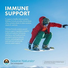 Source Naturals Wellness Formula Bio-Aligned Vitamins & Herbal Defense, 120 Caps
