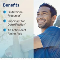 N-A-C 500 mg, Dietary Supplement, Antioxidant Support for Liver Health, 60 Ve…