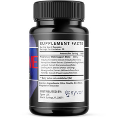 (3 Pack) Elite Testo Prime Male Pills Advanced Formula Supplement 180 Capsules