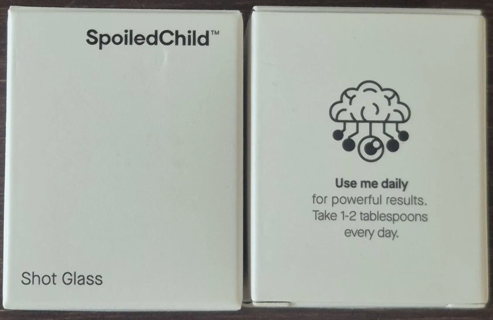 Spoiled.Child E27 2 Pack Shot Glass. New In Box Authentic Lot Of 2 Bundle