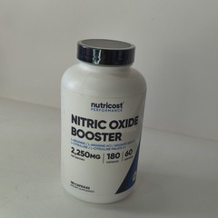 BB 1/2028 Nutricost Nitric Oxide Booster 2250mg, 180 Capsules, 60 Servings