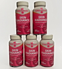One A Day Skin Radiance Dietary Supplement (5-Pack) -30 Capsules – Exp 03/2026