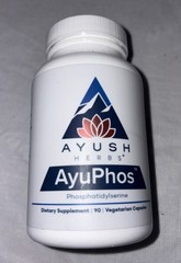 Ayush Herbs AyuPhos, Phosphatidylserine, Soy-Free, 90 Vegetarian Capsules