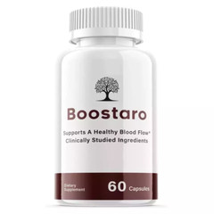 Boostaro Capsules Blood Flow Virility Supplement For Men 60 Caps Pack of 1