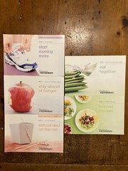 Weight Watchers Momentum Program Material Booklets-(5)- NEW!