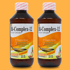 Menper Bi-Complex 12 Liquid 8 fl oz – Energy Support & Metabolism (2-Pack)