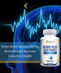 Neuro Brain & Focus, Memory, Function, Clarity, Mood, Stress -Nootropic (2 Pack)