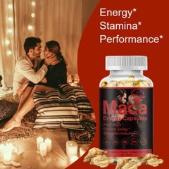 Maca Root Extract Capsules | 120 Pills | Peruvian Maca Extract for Men & Women
