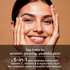 5 Pack H.ealth Veda Plant Collagen Biotin 60 Veg Caps