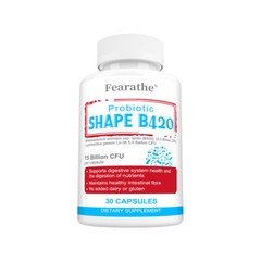 Shape B420 Probiotic 120 Capsules-15 Billion CFU,GUT HEALTH Support,120 CAPSULES