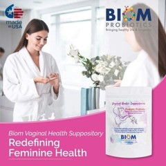 Vaginal Probiotic Suppository(30):FR-free,Vaginal pH & Odor Control, No Parabens