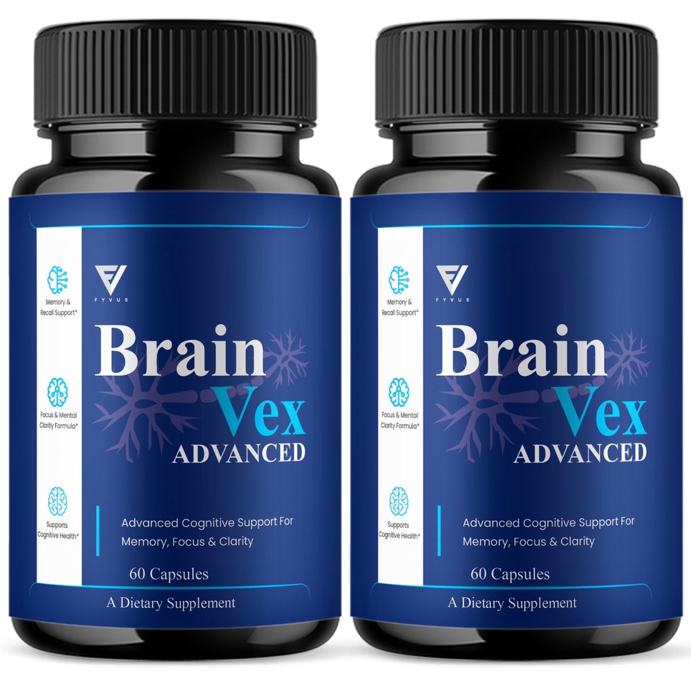 (2 Pack) Brain Vex Advanced, BrainVex Brain Health Formula (120 Capsules)