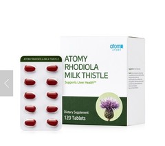 ATOMY Rhodiola Milk Supports Liver Health 120 Tablets Made in Korean free ship