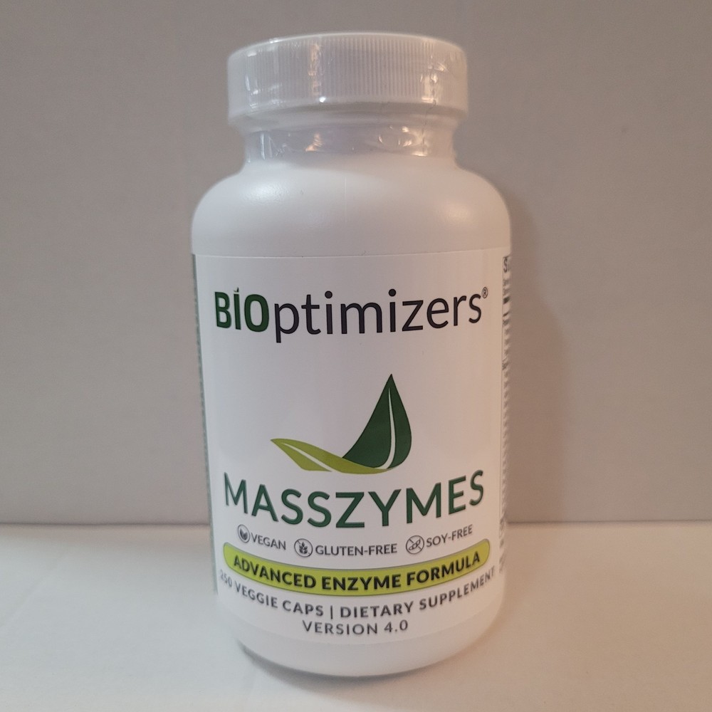 MassZymes Version 4.0 Digestive Enzymes by BiOptimizers 250 Veg Caps