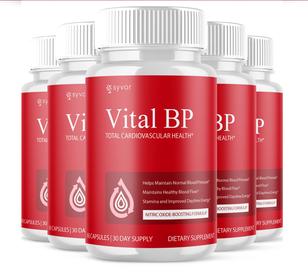 (5 Pack) Vital BP Advanced Blood Support Vitamin Formula VitalBP 300 Capsules