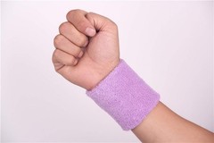 12 Pairs Colorful Sports Wristbands Cotton Sweatband Men Women