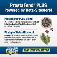 3 Pack Super Beta Prostate Advanced with Saw Palmetto 120 Capsules Free Shipping