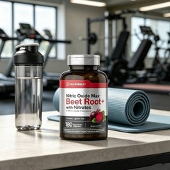 Nitric Oxide Beet with Capsules Root Nitrates – 180 Count by Horbaach