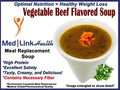 VEGETABLE BEEF FLAVORED SOUP | 6 BOXES | 42 Servings | SIMILAR TO Optifast® 800