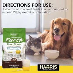 Harris 10.5 lbs. Diatomaceous Earth Food Grade 100% with 21 lbs. Powder 2-Pack
