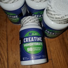 5x NOAVII Creatine Monohydrate 90 Vegetarian Capsules 375g Brain & Muscle Health