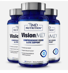 3 Pack 1MD Vision Nutrition MD Eye Vitamin CARMIS Eye Health Aid 30 Softgels
