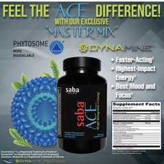 Saba ACE – The Top Selling Energy, Weight Loss & Appetite Control – 60 Capsules