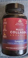 Ancient Nutrition Multi Collagen Advanced LONGEVITY 90 Caps Exp 6/2026 Free Ship