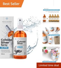Institut Katharos 3.4 fl oz Colloidal Silver Spray – Natural Immune Support