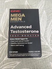 GNC Mega Men Advanced Testosterone Test Booster 60 Capsules – Exp 10/2028