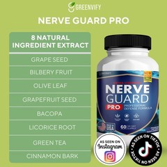 Nerve Guard Plus Pro Advanced Formula with 60 Count (Pack of 1)