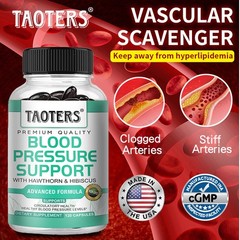 Premium Blood Pressure Support Supplement – Supports Heart Health – 120 Capsules