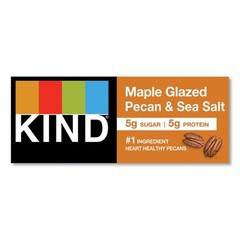 KIND Nuts & Spices Bar, Maple Glazed Pecan & Sea Salt, 12/Box, 2 Boxes/Pack