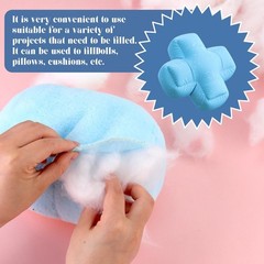 400g/14.1oz Polyester Pillow Stuffing, (1.8oz-1.87 lb) Fiberfill Polyfill Stu…