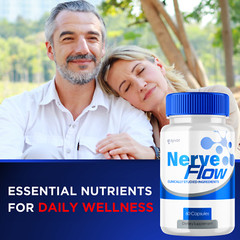 Nerve Flow Advanced Nerve Support Formula Maximum Strength Vitamin 180 Capsules