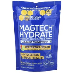 MagTech® Hydrate, Watermelon Lime, 14 Stick Packs, 0.33 oz (9.3 g) Each