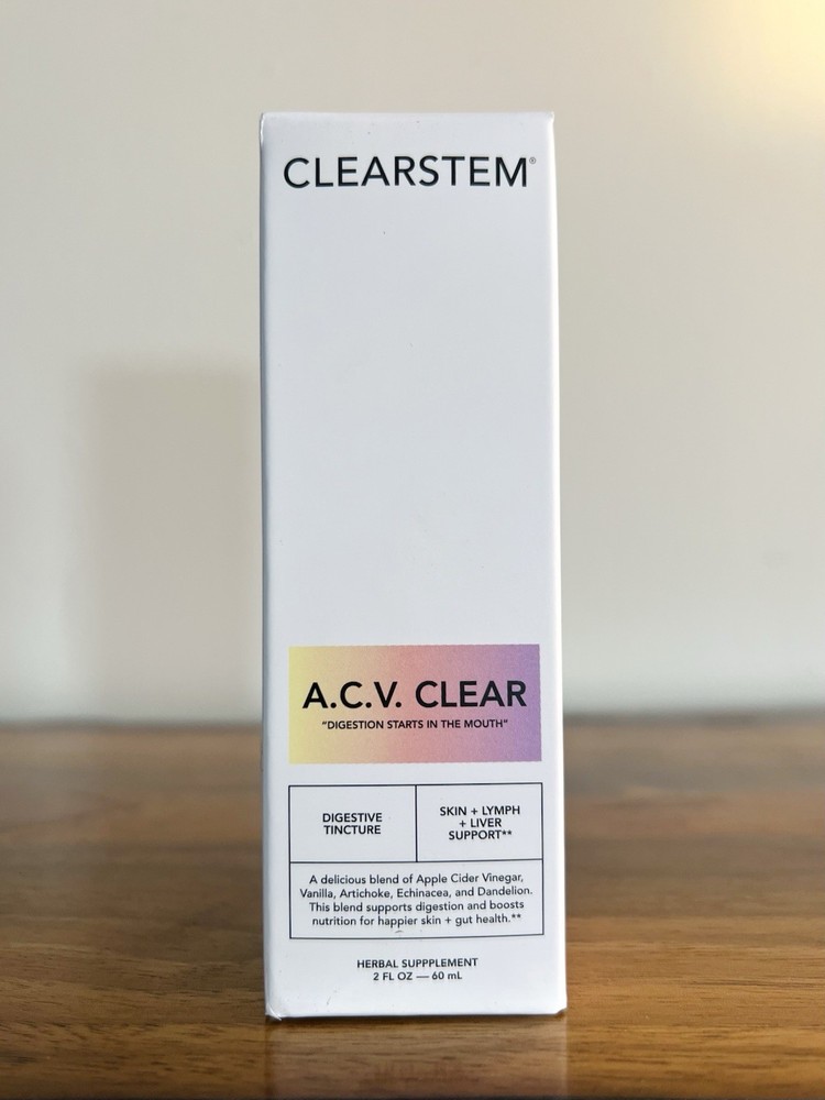Clearstem A.C.V. Clear Digestive Tincture – Herbal Supplement 2 fl oz -Ex 12/26