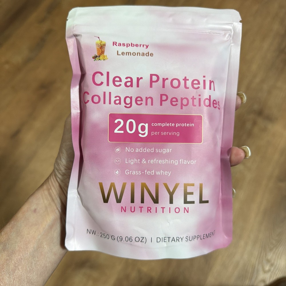 Raspberry Lemonade Clear Protein Collagen Peptides
