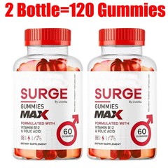 Improved Vital Surge Male Gummies Maximum Strength Vital Surge Advanced Formula
