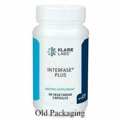 Klaire Labs Interfase Plus Multi Enzym Blend Hypoallergenic 60 Capsule exp 12/25