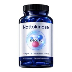 Advanced Nattokinase Supplement – 10800 FU 60 Capsules Per Serving
