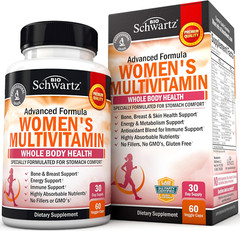 BioSchwartz Multivitamin for Women with Vitamin D3 – Multivitamins for Bone Brea