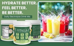 VITALLA-E Electrolyte Powder Drink Mix – 10.16 oz – Pina Colada, 90 Servings