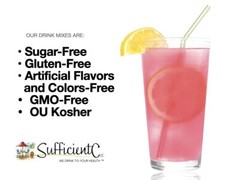 Sufficient C Glutenizer Force Plus Kiwi-Strawberry Digestive Drink Mix 2000mg