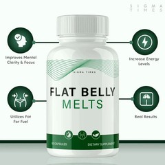 Flat Belly Melts Supplement- Advanced Formula Support Pills – FS!, Pack of 1