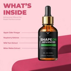 (1 Pack) ShapeOn Advanced Liquid Drops Natural Herbal Blend 60ml