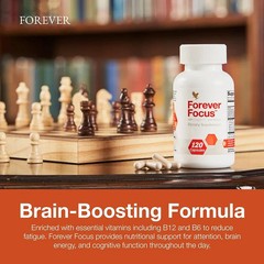 3 X Forever Focus Brain Support Supplement Mental Clarity Focus Capsules