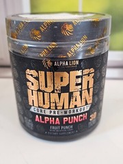 ALPHA LION Super Human Core Pre Workout Powder with Creatine – Alpha Punch 30srv